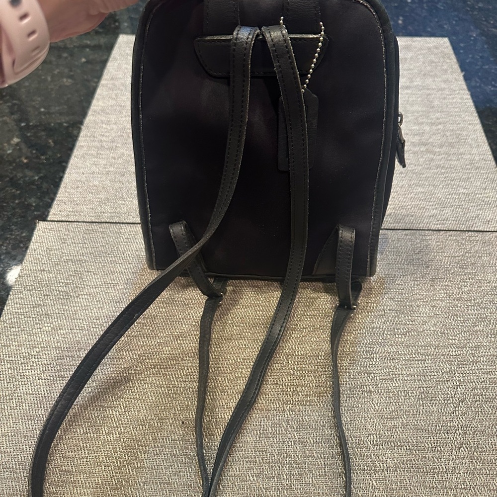 Coach Black Backpack - Picture 4 of 12